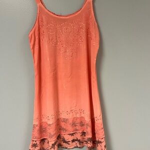 Raya Sun Coral Mini Dress